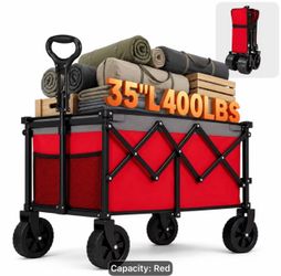 New Red HUGE size heavy duty 400 lb all terrain big tires