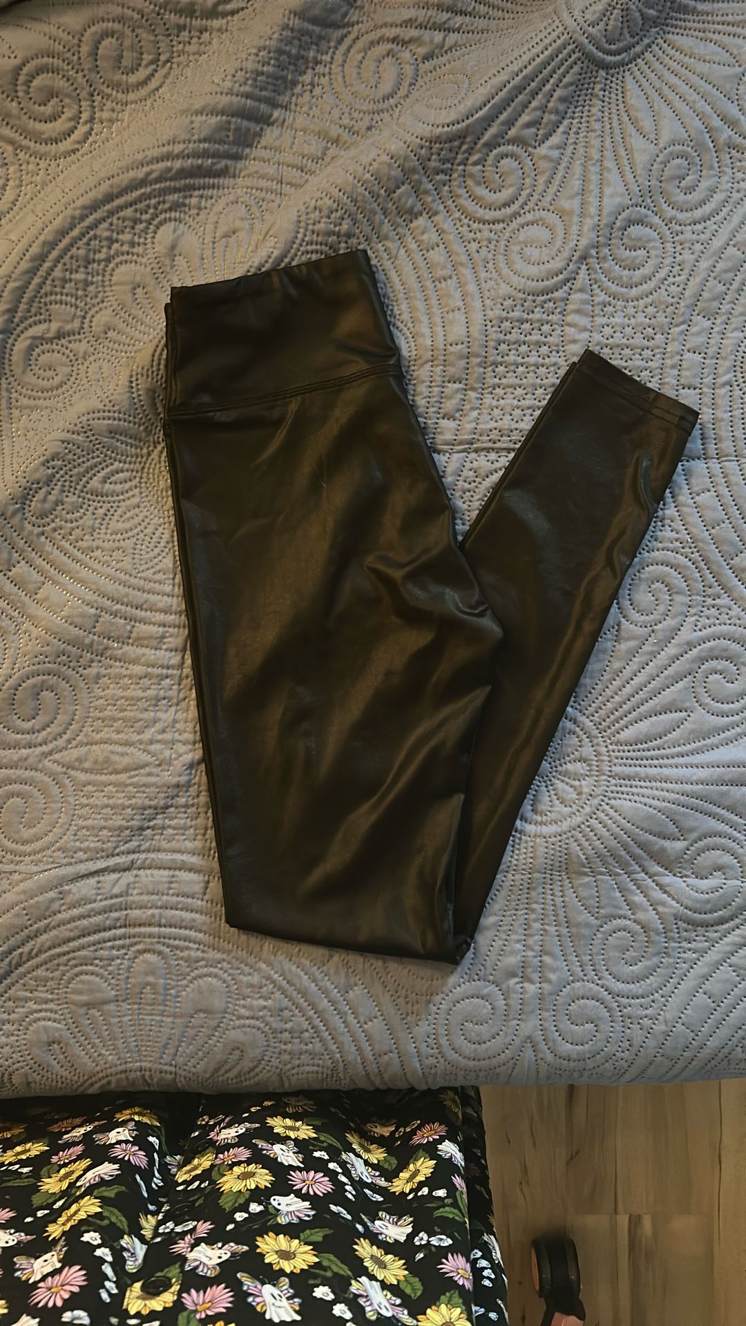 Faux Leather Leggings - XS