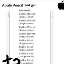 Apple Pencil 2nd Gen 