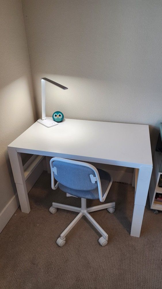IKEA Kids Desk + Chair + Storages