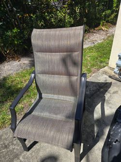 Patio aluminum chair