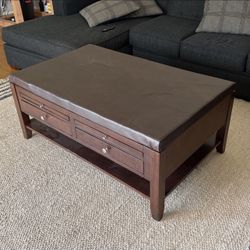 Solid Wood Coffee Table 