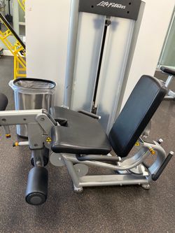 Life fitness leg ex and curl