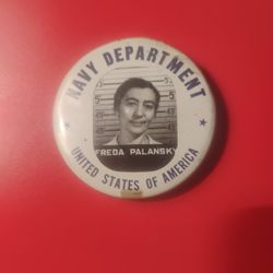 WW2 Navy Department Employee Badge Woman