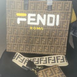 Canvas Tote W/ Wallet 