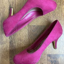 Pink Magenta Kitten Heels