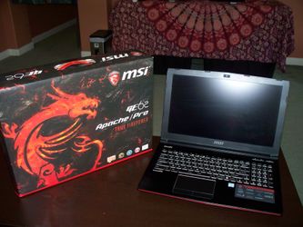 MSI GE62 6QD Apache Pro + NEW battery (Local Pickup / Physical Cash)