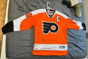Mike Richards Philadelphia Flyers Reebok NHL Jersey Men's Medium Orange
