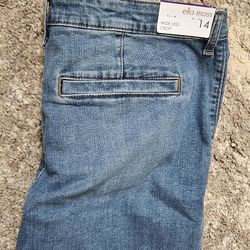 Ella Moss Wide Leg Crop Jeans