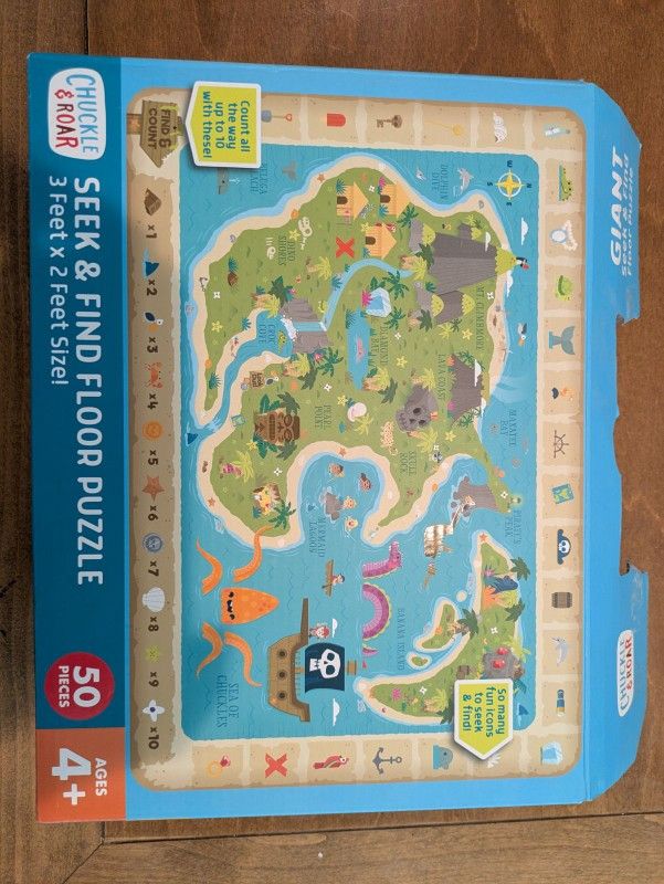 Chuckle & Roar - Seek & Find Treasure Hunt Puzzle
