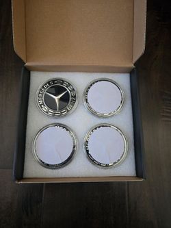 Brand new Mercedes-Benz Benz floating spinning center caps with built in Light !! for Rims all Mercedes // S class CLS CL ML GL C GLE GLC