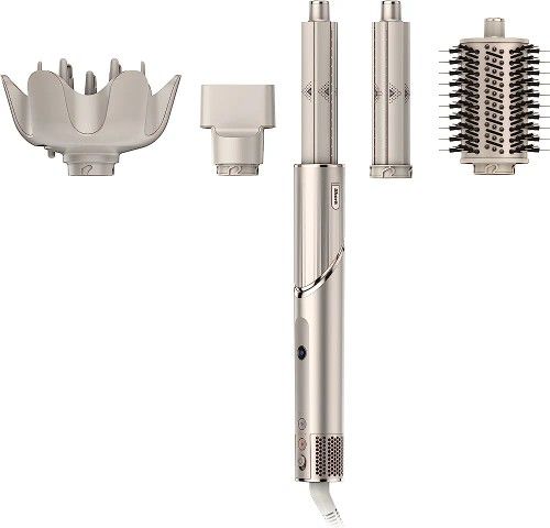 Shark HD435 FlexStyle Air Styling & Drying System, Powerful Hair Blow Dryer & Multi-Styler with Auto-Wrap Curlers, Curl-Defining Diffuser, Oval Brush,