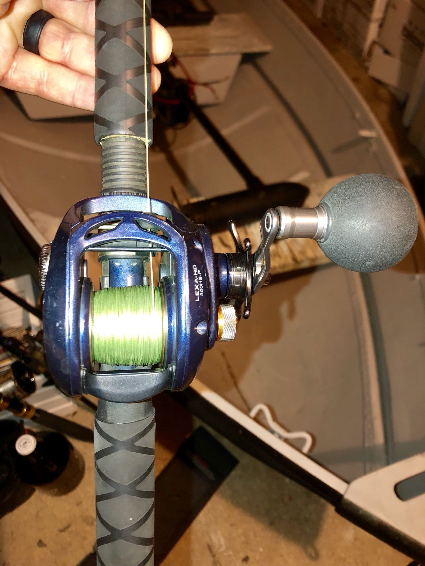 Daiwa Lexa .Type-HD 300 and Daiwa 8’ swimbait rod
