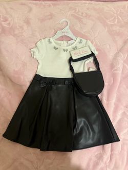 Little Lass Girls Dress with Purse Accessory