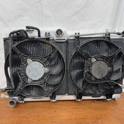 SUBARU WRX RADIATOR WITH FANS 