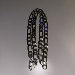 22in Sterling Silver Chain Fígaro 