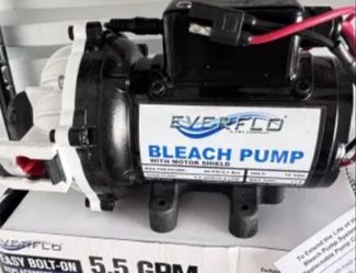 Everflo Bleach Pump . Brand new .