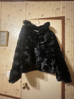 Black Faux Fur Jacket