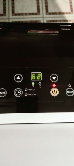 10,000 BTU portable AC unit on wheels and has remote blows really hard and it gets really cold $175
