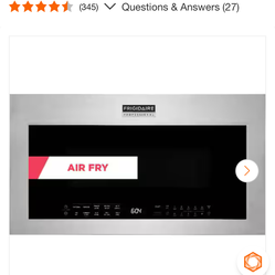 Frigidaire Convection /Air Fryer Mw