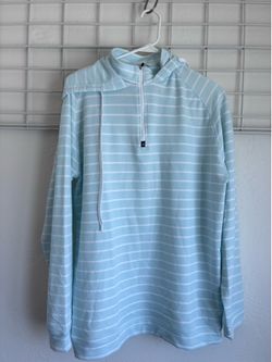 Swannies Golf men’s qtr zip hoodie Size L gently used
