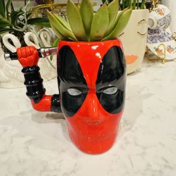 🔥 ❤️ Deadpool Planter 🦸‍♂️ 🔥 Rare!! 