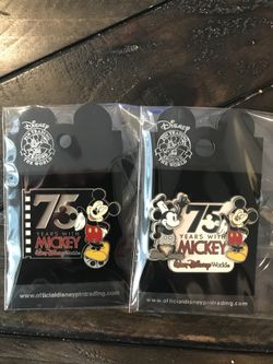 WDW Mickey Mouse 75th Anniversary Disney Pins