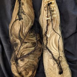 New 24" Long Blonde Or Light Brown Ponytail Extension. Comes W/A Hair Net Also. (Pick One) East or W
