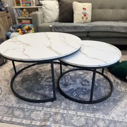 32” Wide Coffee Nesting Tables