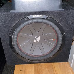 Kicker 12 In Sub With Amp