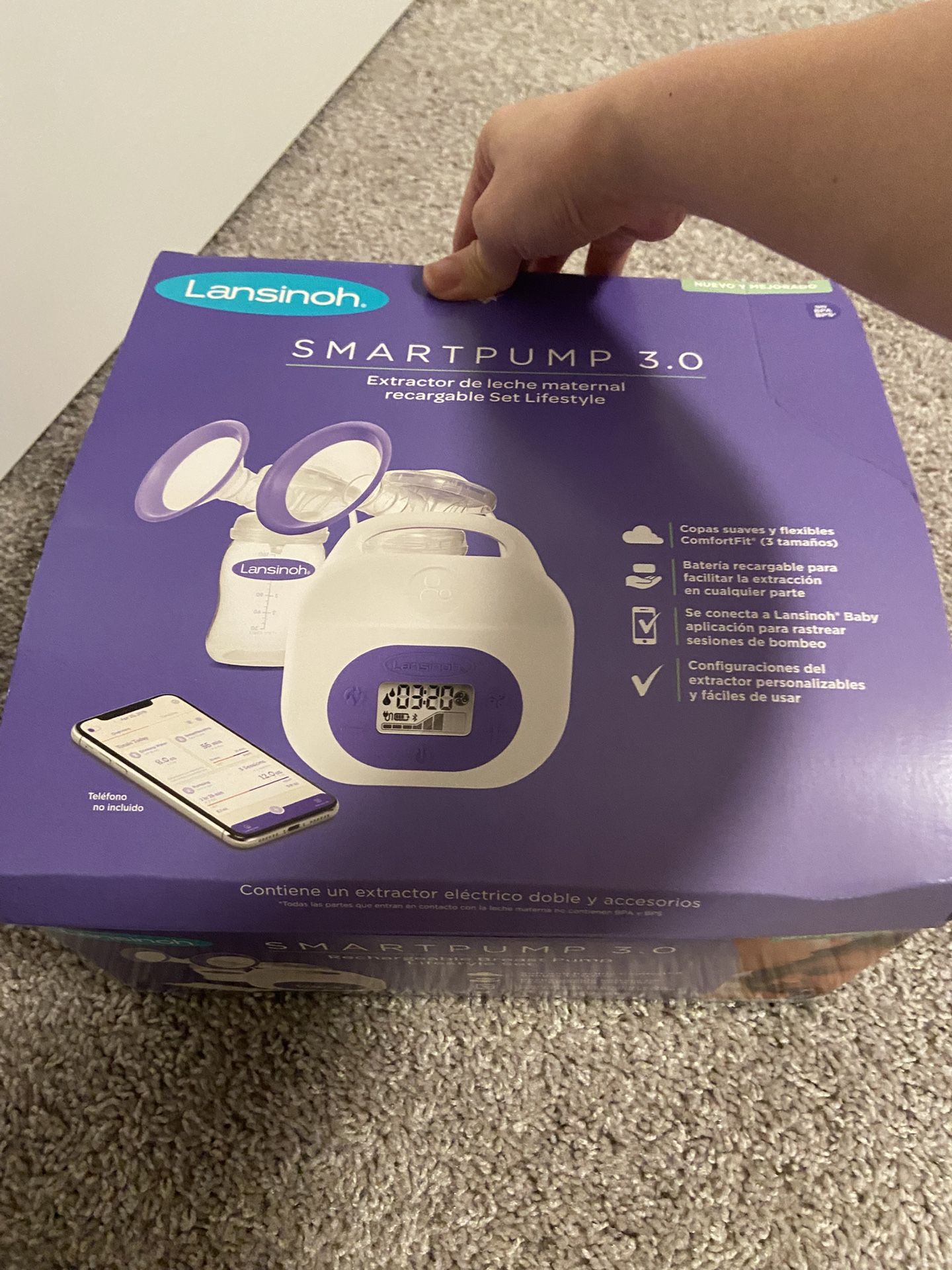 Lansinoh Smart Pump 3.0 + 6 Milk Bags