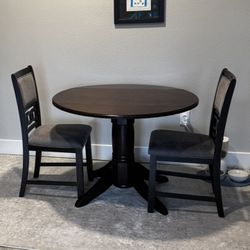 Round Table Folding Table With Chairs Set 