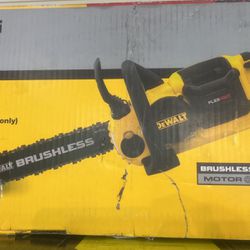 brand new dewalt brushless chainsaw 