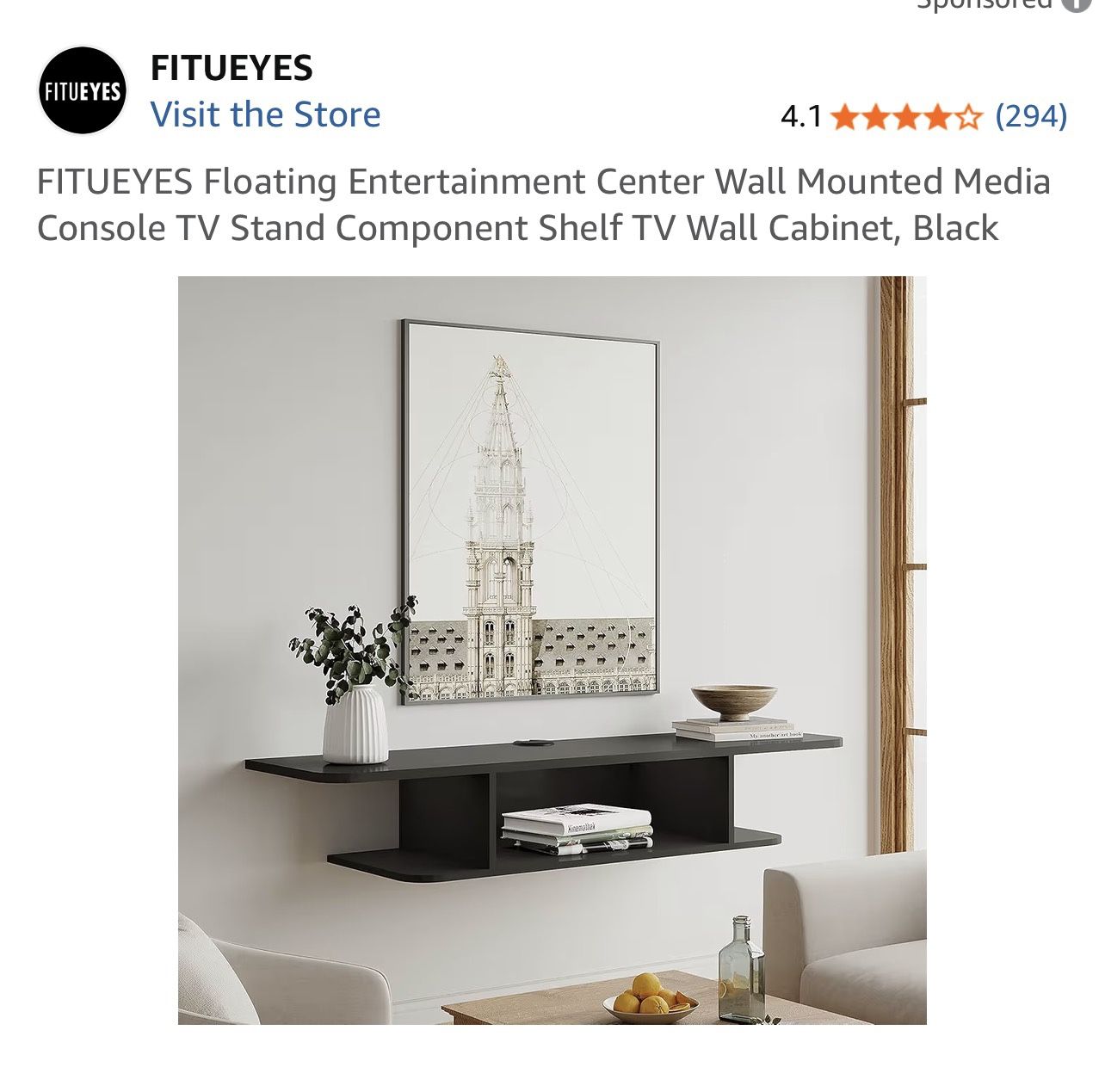 Fitueyes Media Shelf