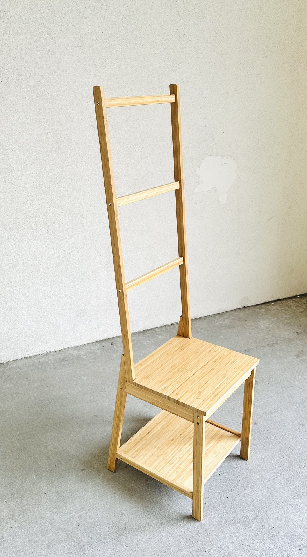 Chair with Towel Rack