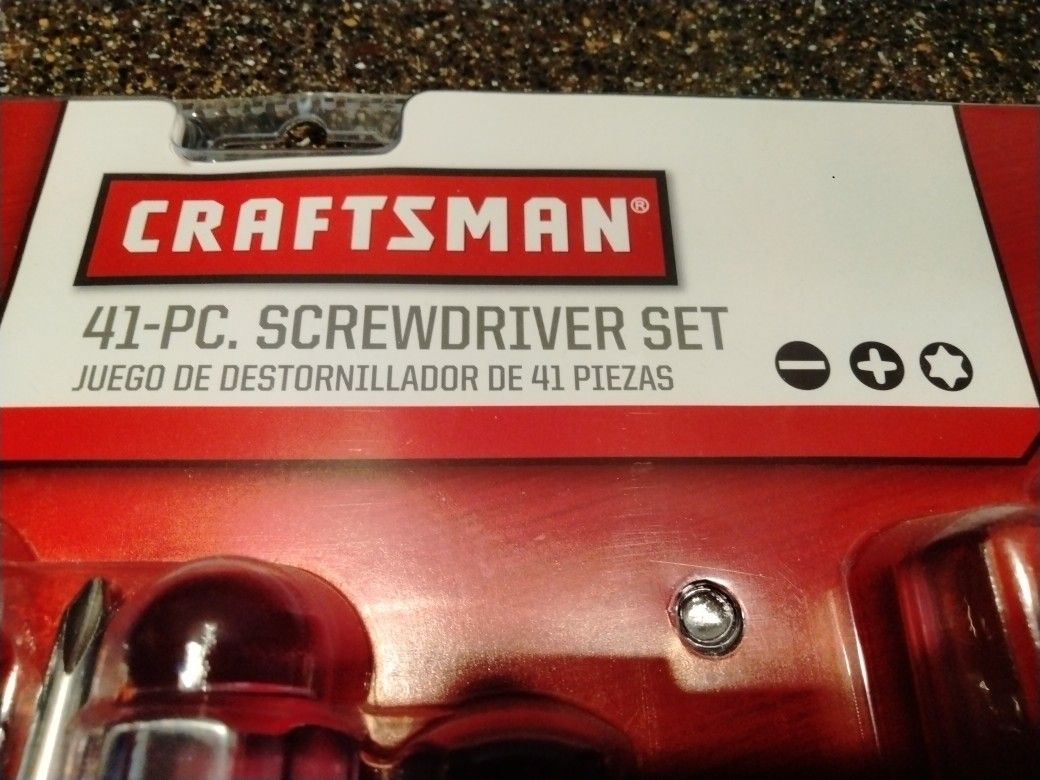 Craftsman 41-pc Screwdriver Set (NOS) 931798