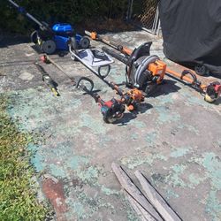 Lawn Mower Weedeat Trimmer Eger Polesaw Backpack Bowler 