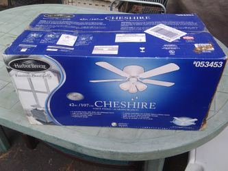 Harbor Breeze Cheshire 42 Inch Ceiling Fan & Light Kit