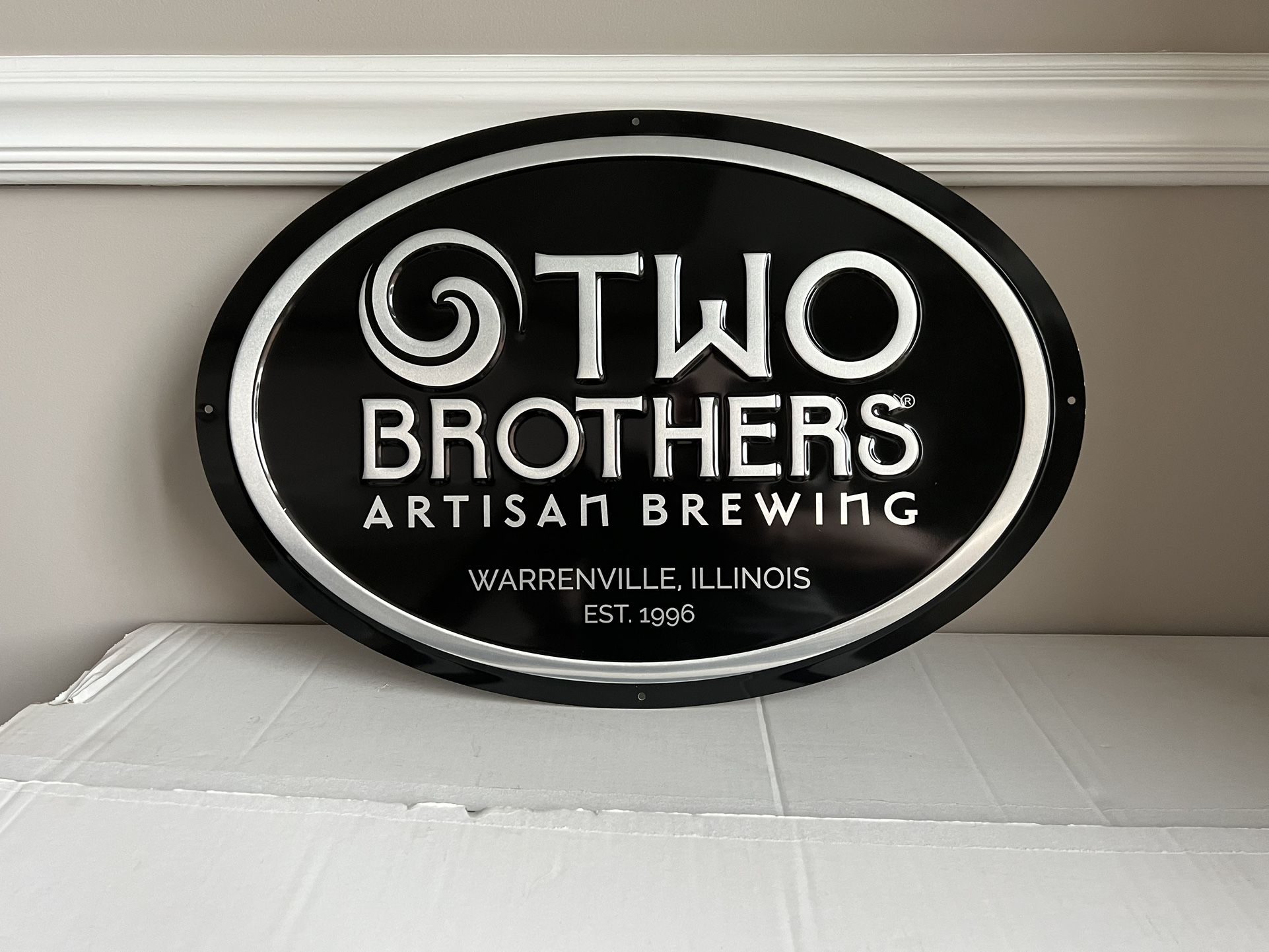 Two Brothers Brewery Beer Sign