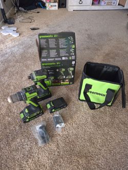 Greenworks Drill/Impact Driver Combo Kit