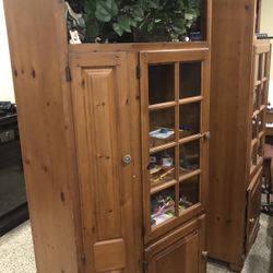 3 Piece -Expandable Entertainment Center With DVD Storage & Lights