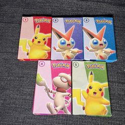 2022 Sealed McDONALD'S Pokemon Match Battle Cards TCG HAPPY MEAL Toys, Lot Of 5