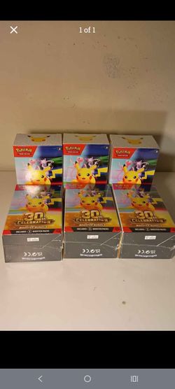 Pokemon 30th booster bundles