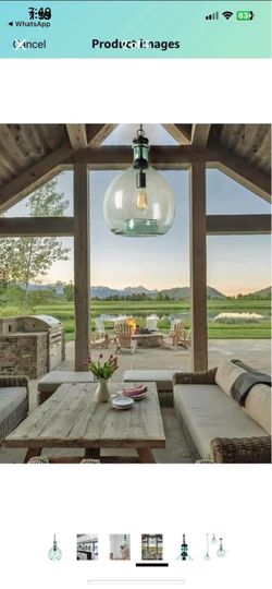 CASAMOTION Pendant Lighting Rustic Green Glass Foyer Hanging Light Fixtures Kitchen Island Drop Ceiling Chandelier Modern Farmhouse Entryway Hallway G