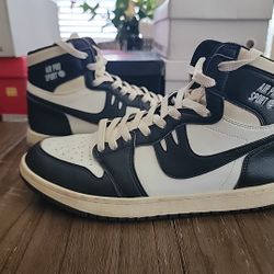 McDowell's Air Pro Sport Jordan 1 Sz11 Wht/Blk Panda