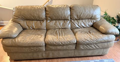 Leather couch