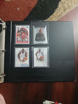 Michael Jordan Card Lot (4) - 1989 Hoops All-Star, UD Allure Prolific Personalities, SP Authentic NC Tar Heels - Rare Insert