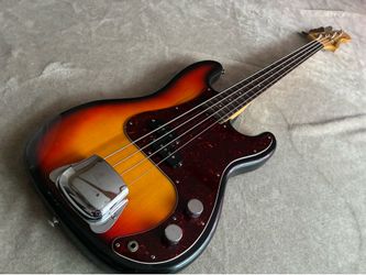 Vintage 1975 Greco Precision Bass guitar Matsumoku Japan Sunburst.
