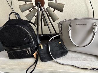 Michael kors back pak and purse wrist bag?