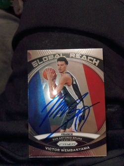 Victor Wembanyama autograph signed NBA card San Antonio Spurs
